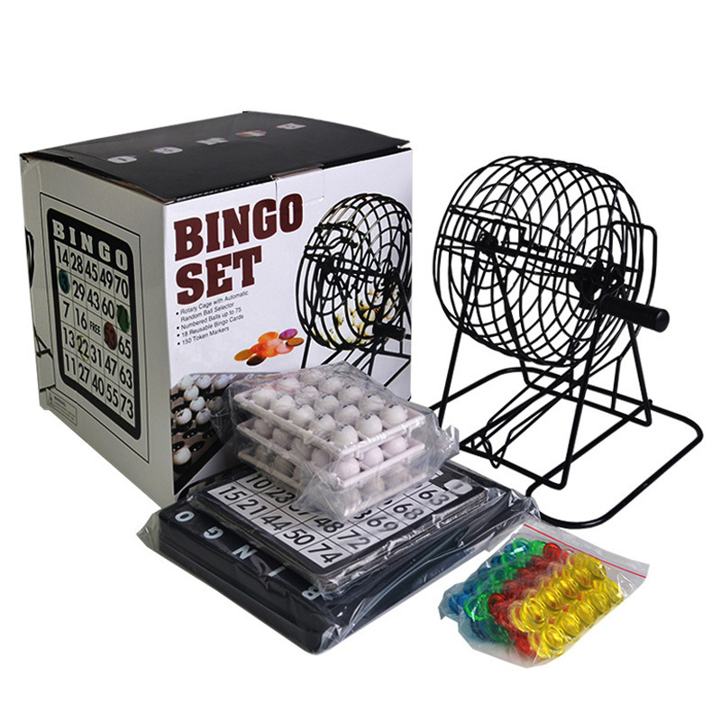 Party Games Large Groups - Máquina de loteria de bingo, conjunto