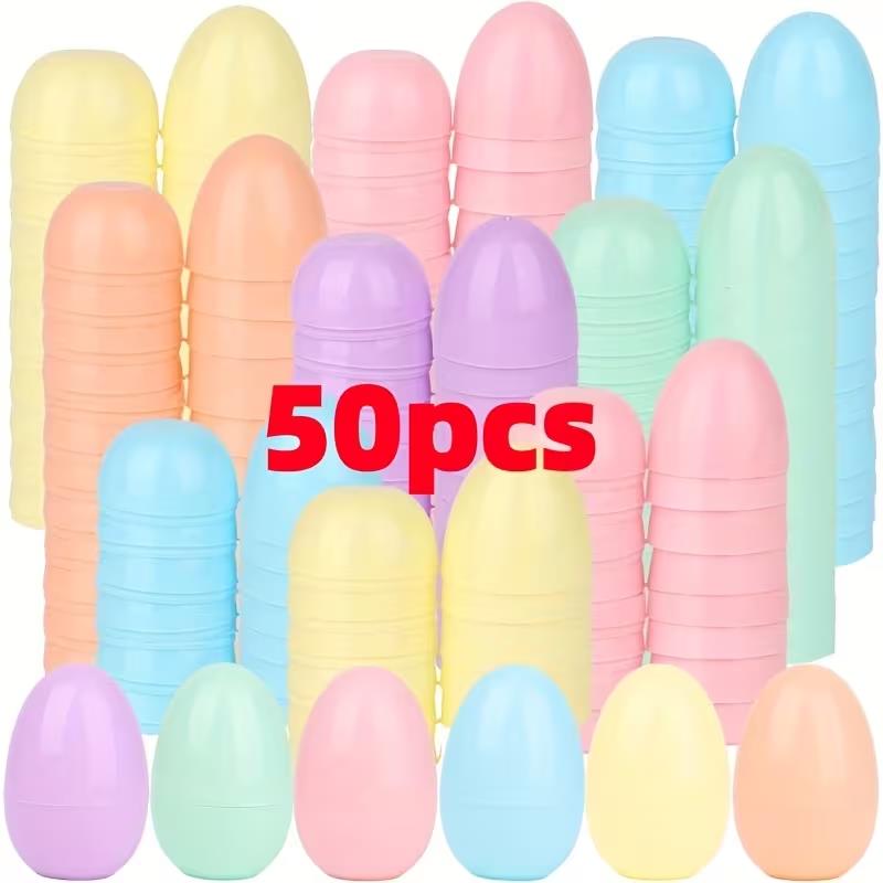 Party Games Easter Egg - 50 pçs macaron cor ovos de