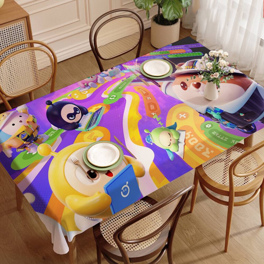 Party Games Easter Egg - Toalha de Mesa Retangular Impermeável para