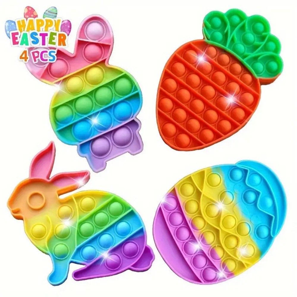Party Games Easter Egg - Conjunto de 4 ovos de coelhinho