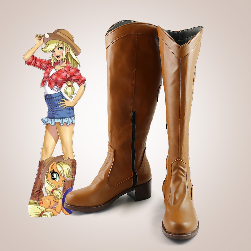 Party Games Jack - Applejack pequeno anime pônei cosplay sapatos