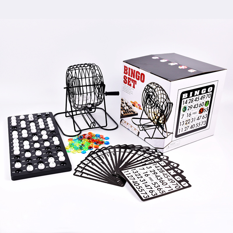 Party Games Large Groups - Máquina de loteria de bingo, conjunto