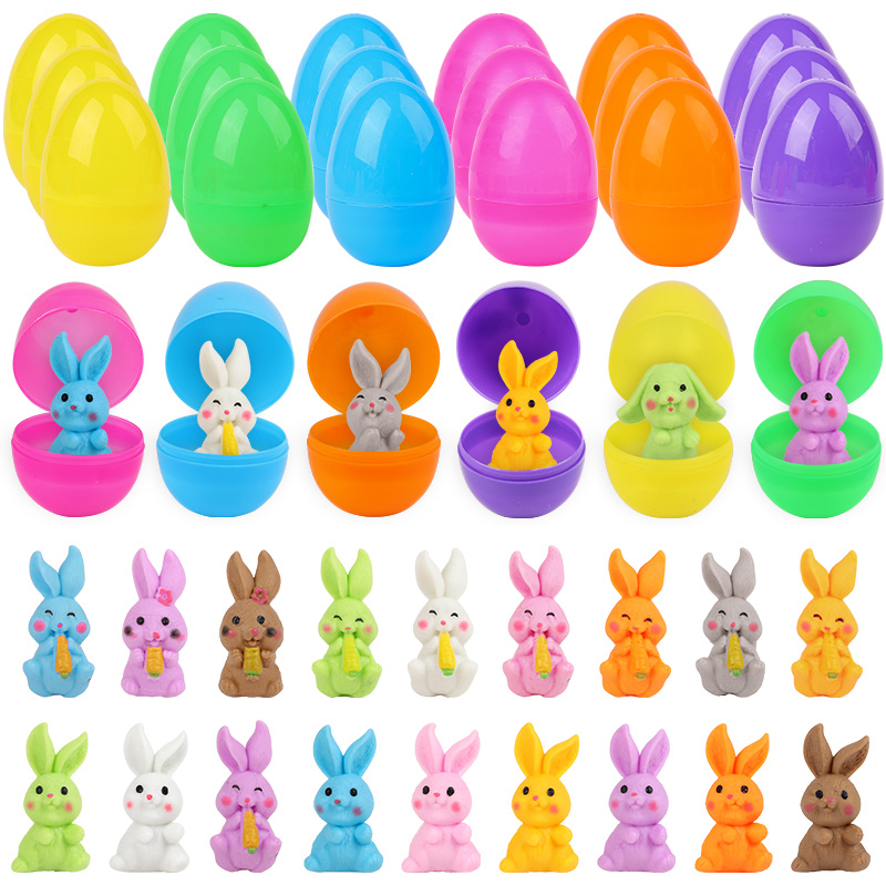 24 peças de ovos de Páscoa com - Party Games Easter Egg avaliação e preço