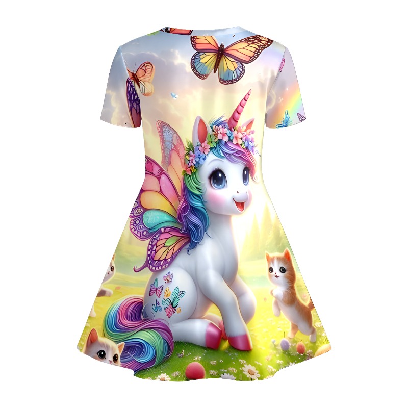 Vestido Infantil com Estampa d - Games Garden Party avaliação e preço