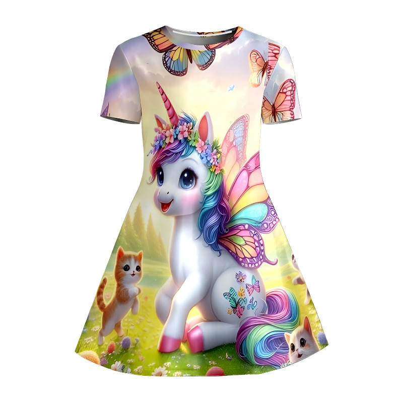 Vestido Infantil com Estampa d - Games Garden Party avaliação e preço