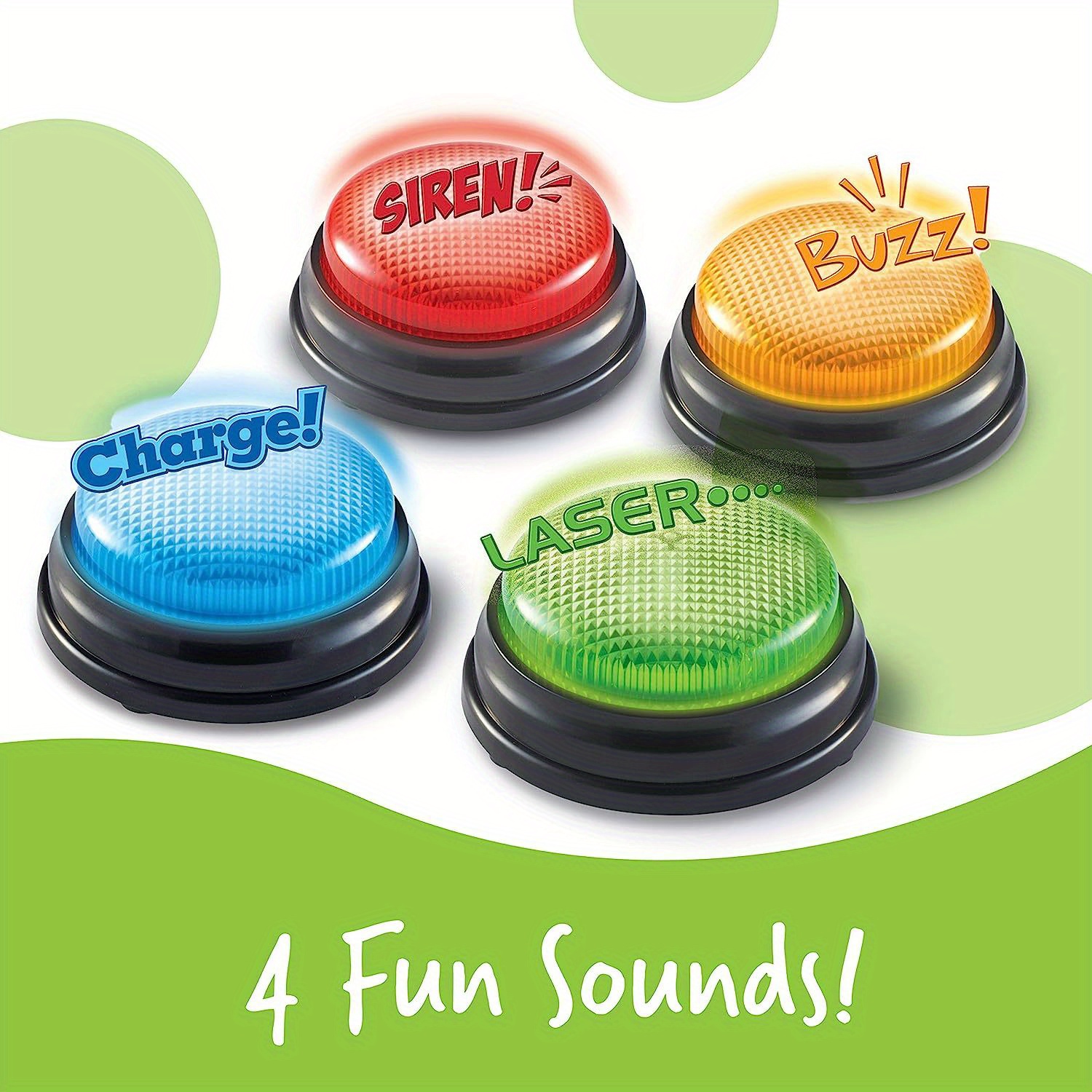 4 pçs luzes e sons zumbador br - Party Games Quiz avaliação e preço