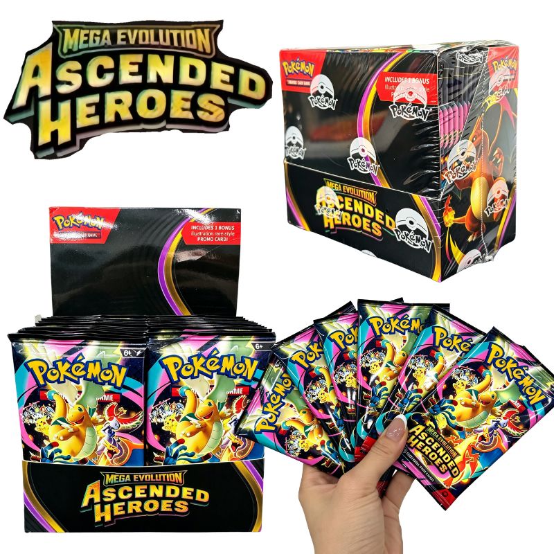 360PCS English Pakemon Mega Ev - Party Games Box avaliação e preço