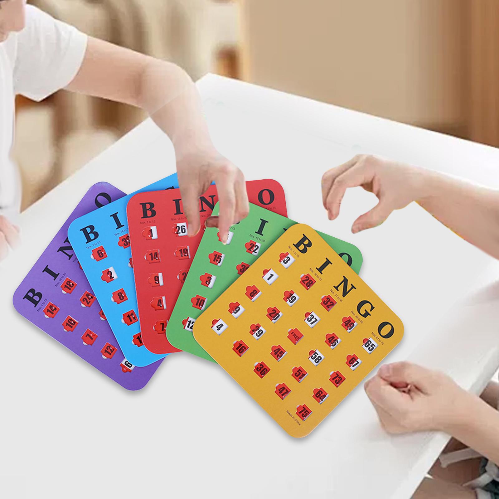 5 peças cartas de jogo de bing - Party Games Large Groups avaliação e preço