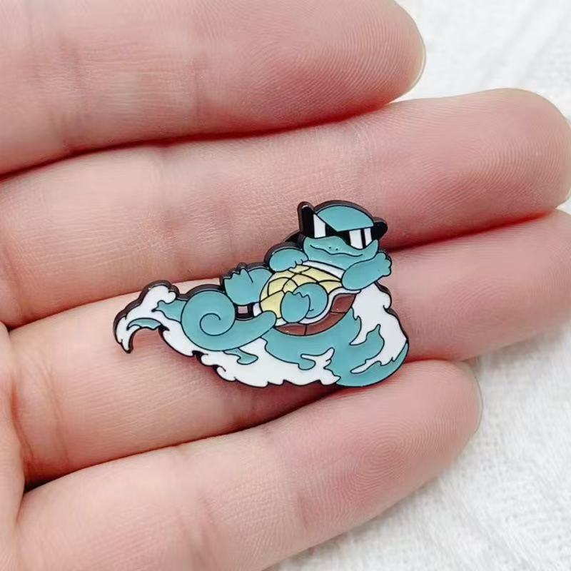 8 peças de broche de liga metá - Party Games Birthday avaliação e preço
