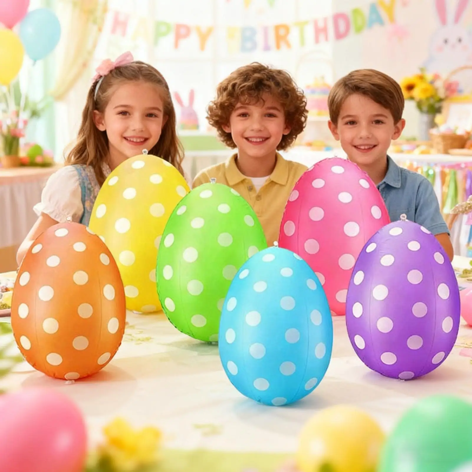 Conjunto de 6 Ovos Infláveis d - Party Games Easter Egg avaliação e preço