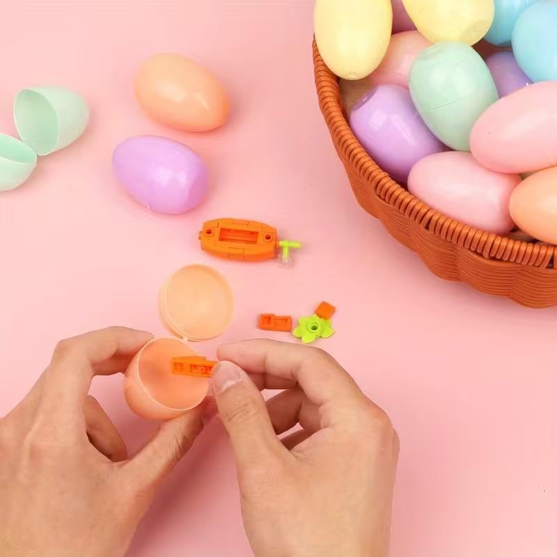 50 pçs macaron cor ovos de pás - Party Games Easter Egg avaliação e preço
