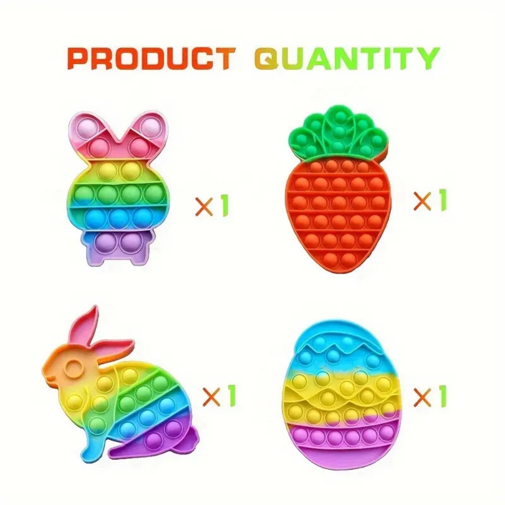 Conjunto de 4 ovos de coelhinh - Party Games Easter Egg avaliação e preço