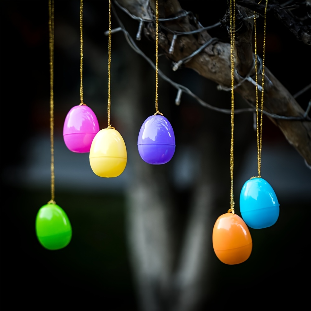 100PCS Ovos de Páscoa Plástico - Party Games Easter Egg avaliação e preço