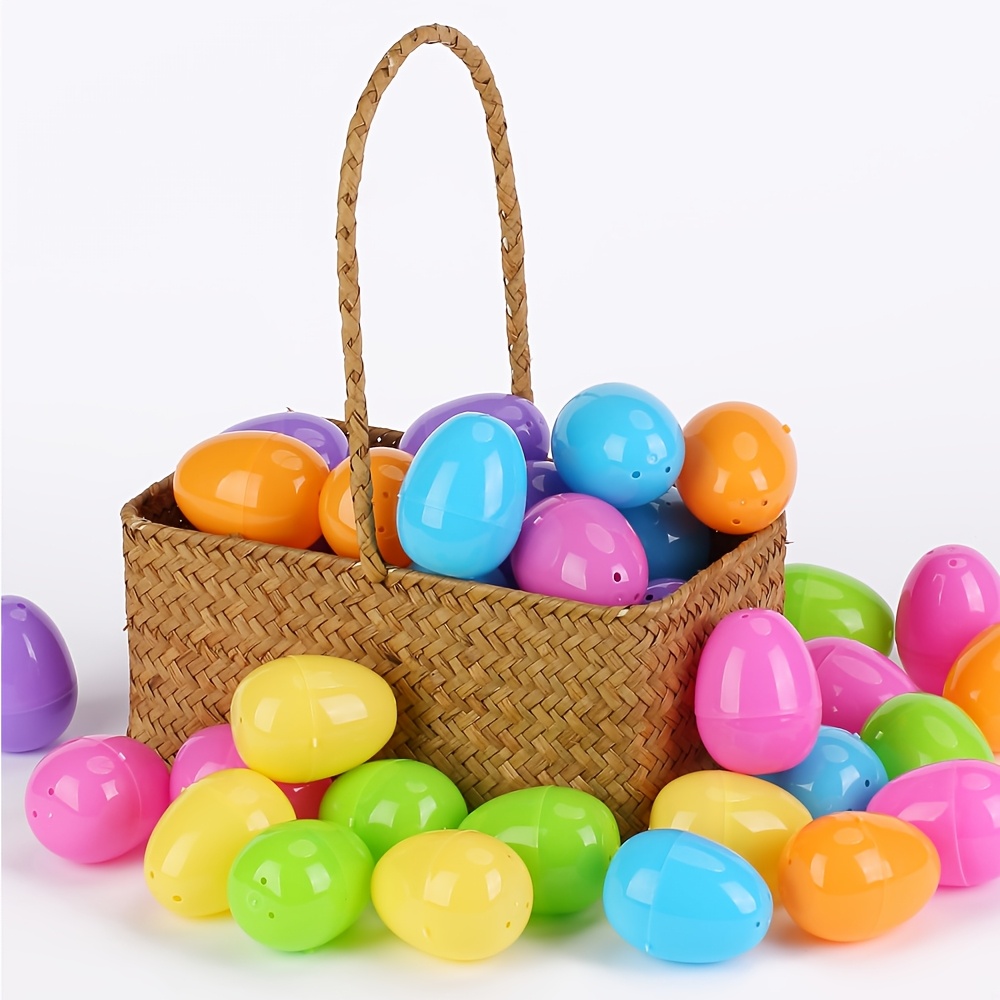 100PCS Ovos de Páscoa Plástico - Party Games Easter Egg avaliação e preço